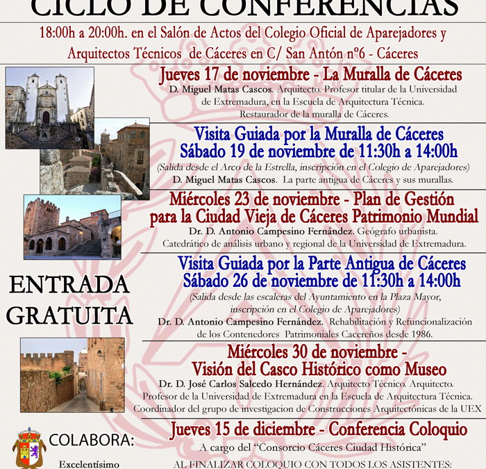 Administrador de fincas. Conferencias parte antigua